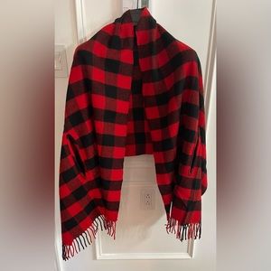 Madewell Buffalo Check Scarf/Poncho